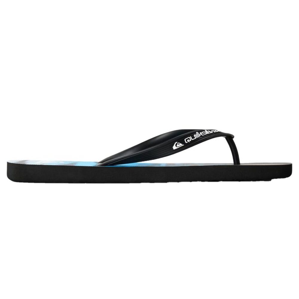 Quiksilver Mens Logo Flip Flops / Black